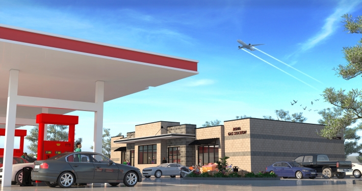 gas station design